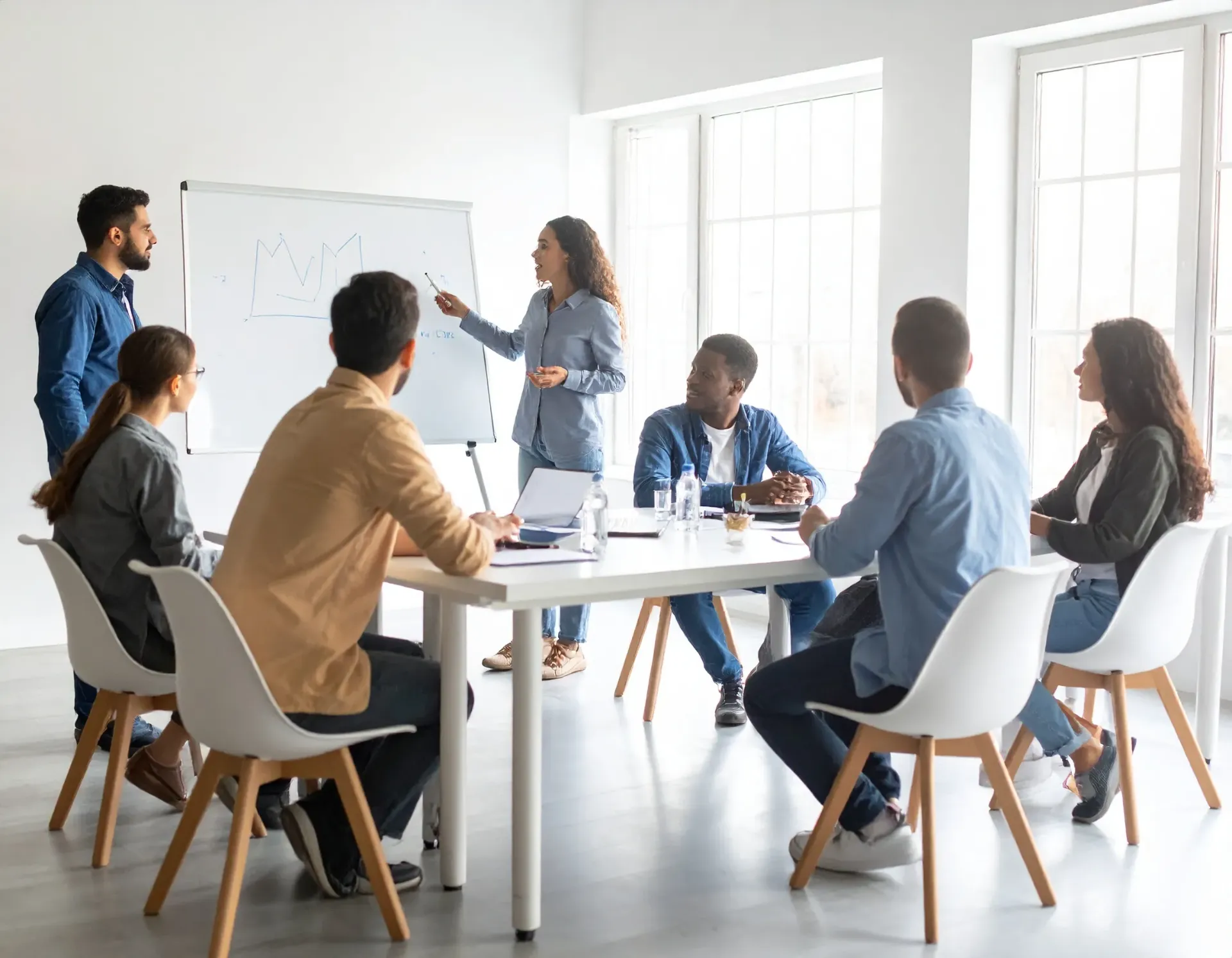 Atelier de formation pratique en entreprise
